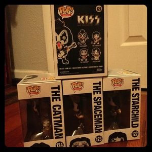 Funko Kiss 4 Pops